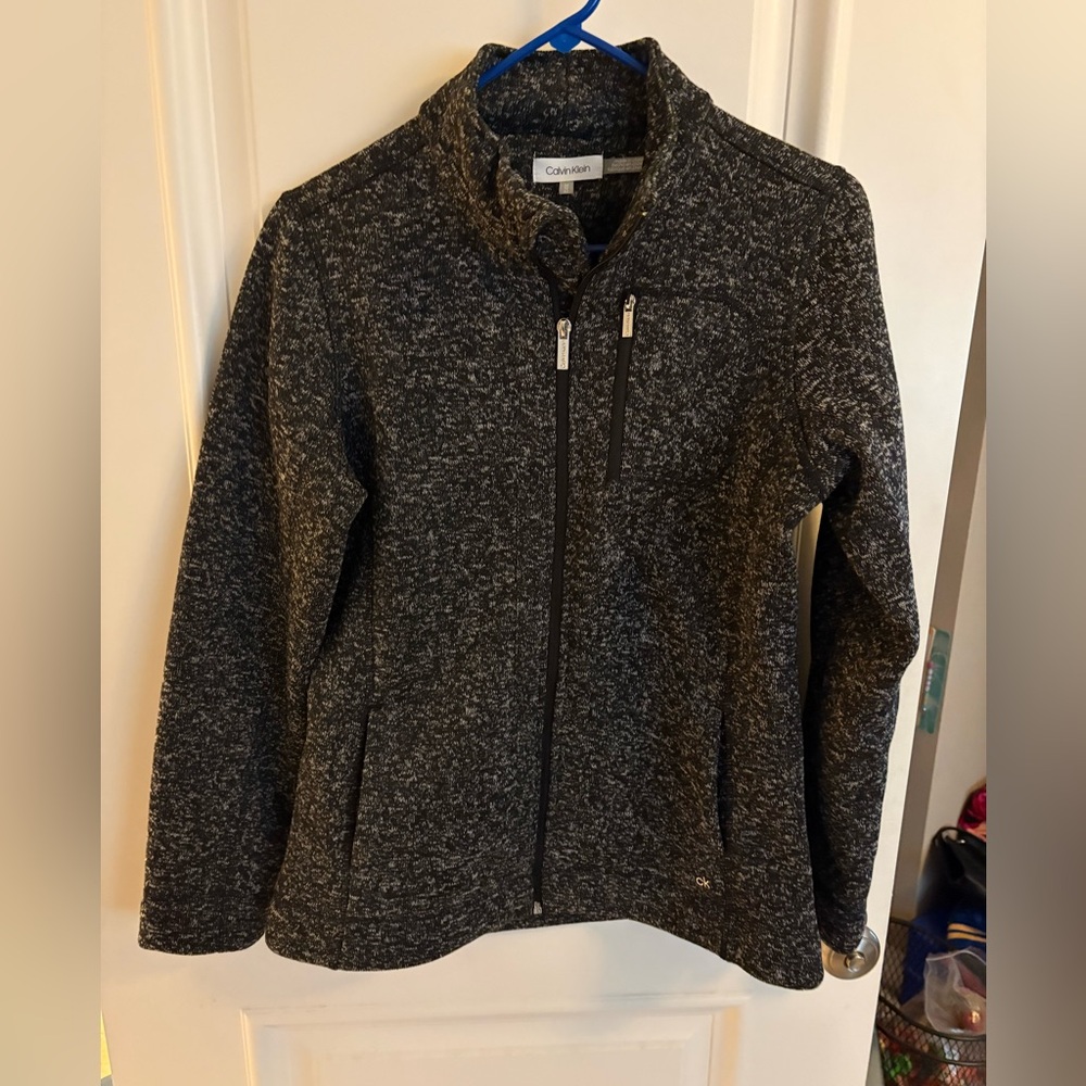 Calvin Klein black heathered jacket